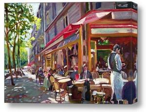 Thank you to an Art collector from Oilville VA for buying a canvas print of PARIS CAFE SOCIETY